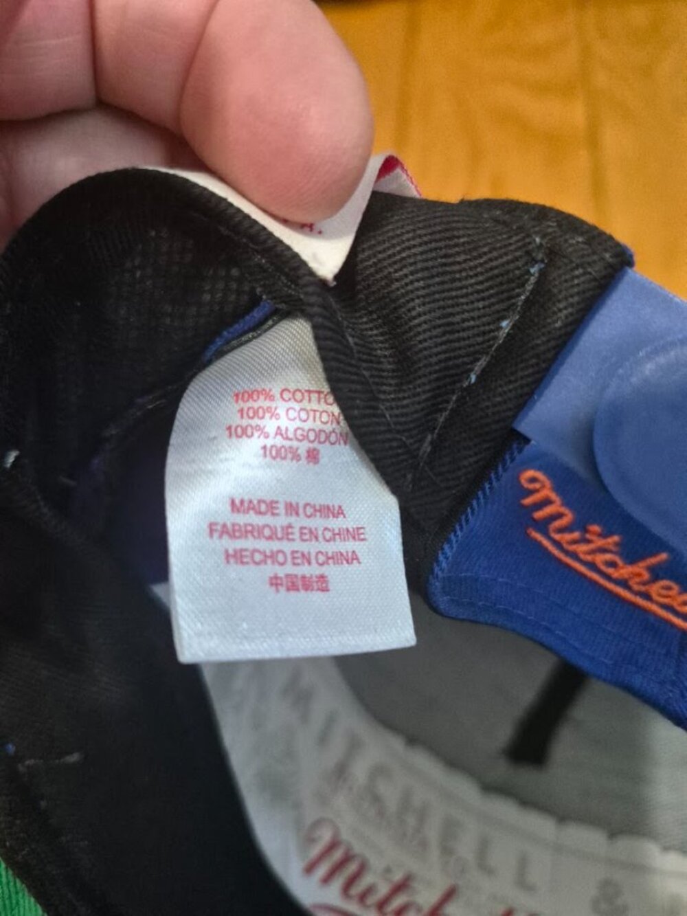 Mitchell & Ness New‎ York Mets Oversweep Cap Adult Blue/Orange One Size NEW - Picture 8 of 9